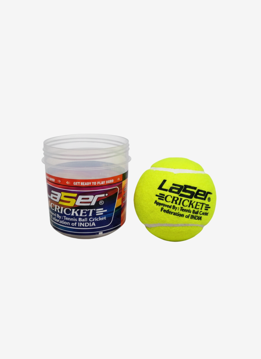 Guru Laser Green Cricket Ball