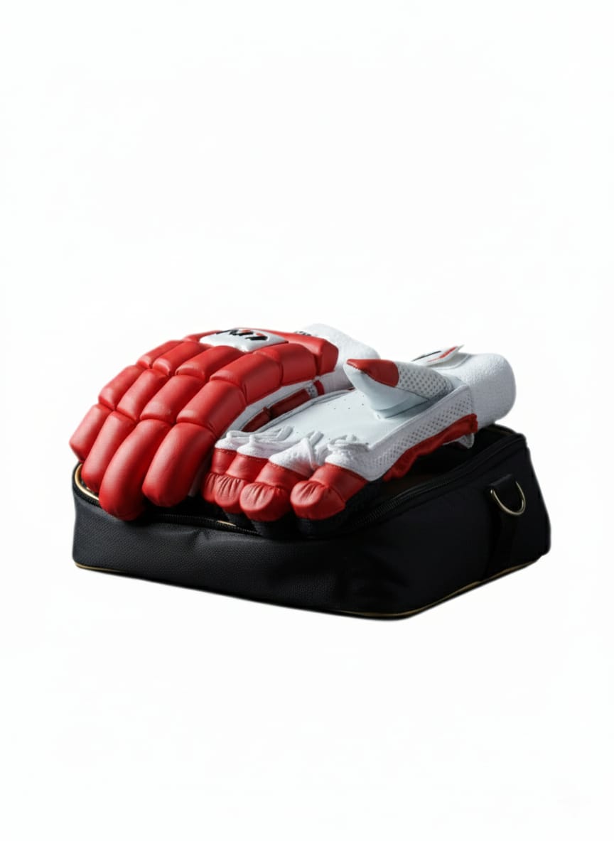 A77 | Cricket | Batting | Gloves | Elite Red